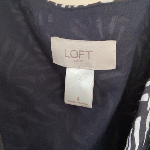 Loft palm print romper - Picture 2 of 8